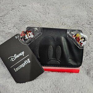 NWT - Loungefly Disney Mickey Mouse Confetti Ears Wallet- BoxLunch Exclusive